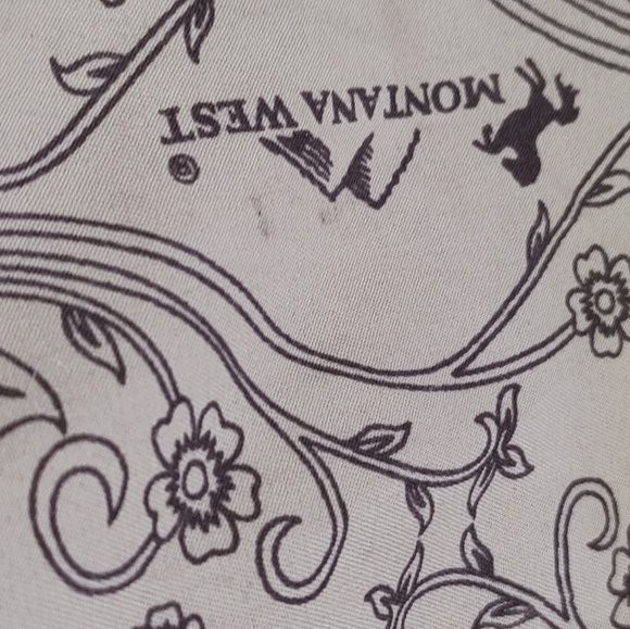 Montana West Burlap Tan Tote Bag with Tribal Design - Picture 15 of 16